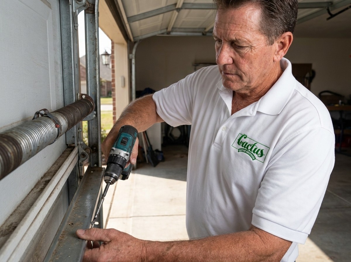Cactus Custom Creations technician at work in Lake Havasu City